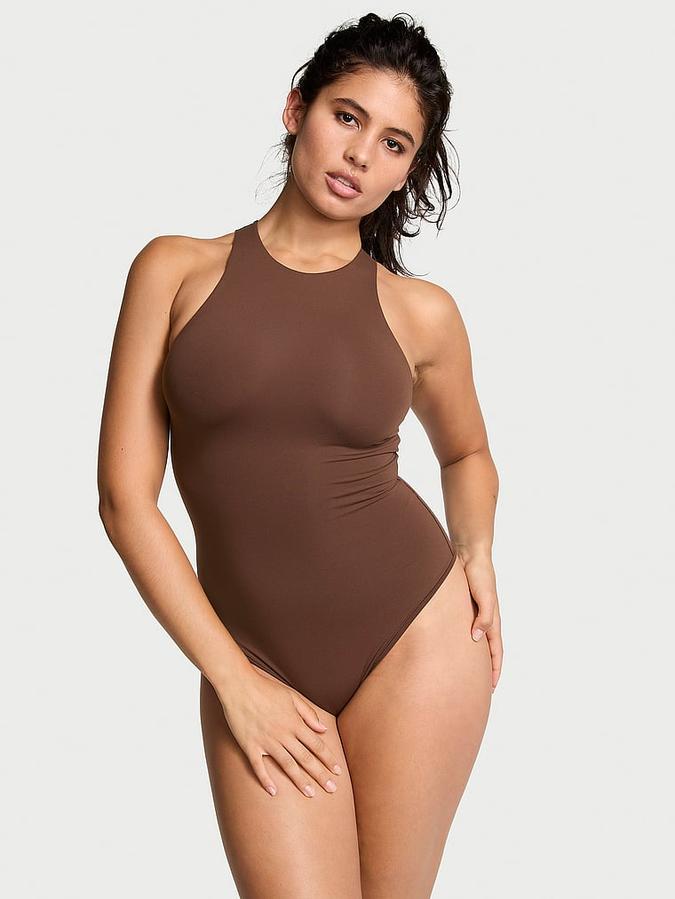 Base Stretch High-Neck Bodysuit image number 0