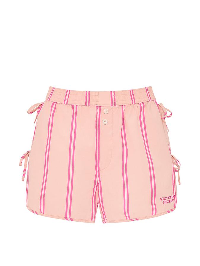 Mix & Match Sleep Heritage Cotton Pajama Shorts image number 2
