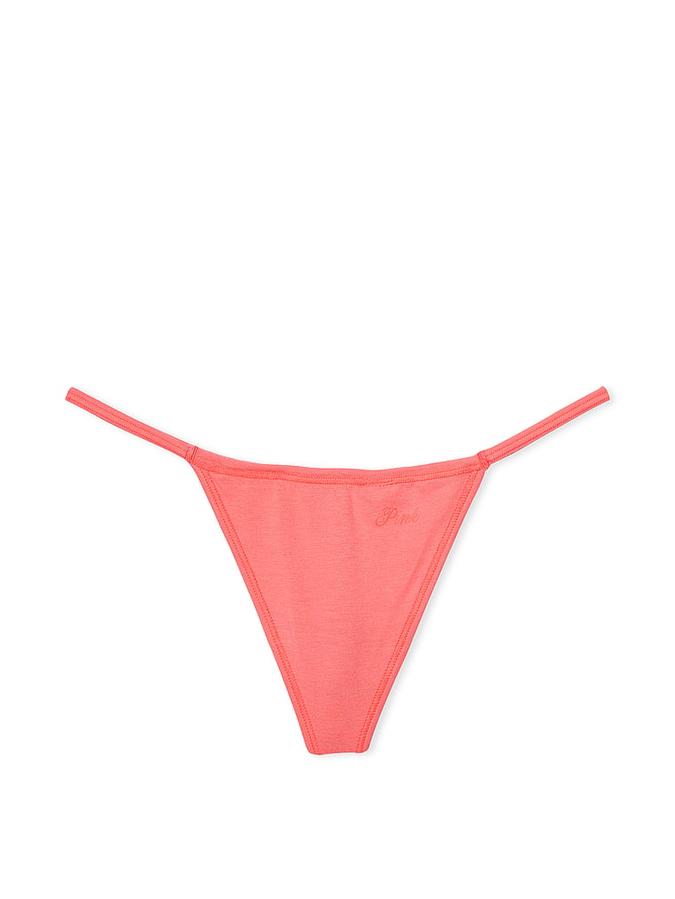 Cotton V-String Panty image number 1