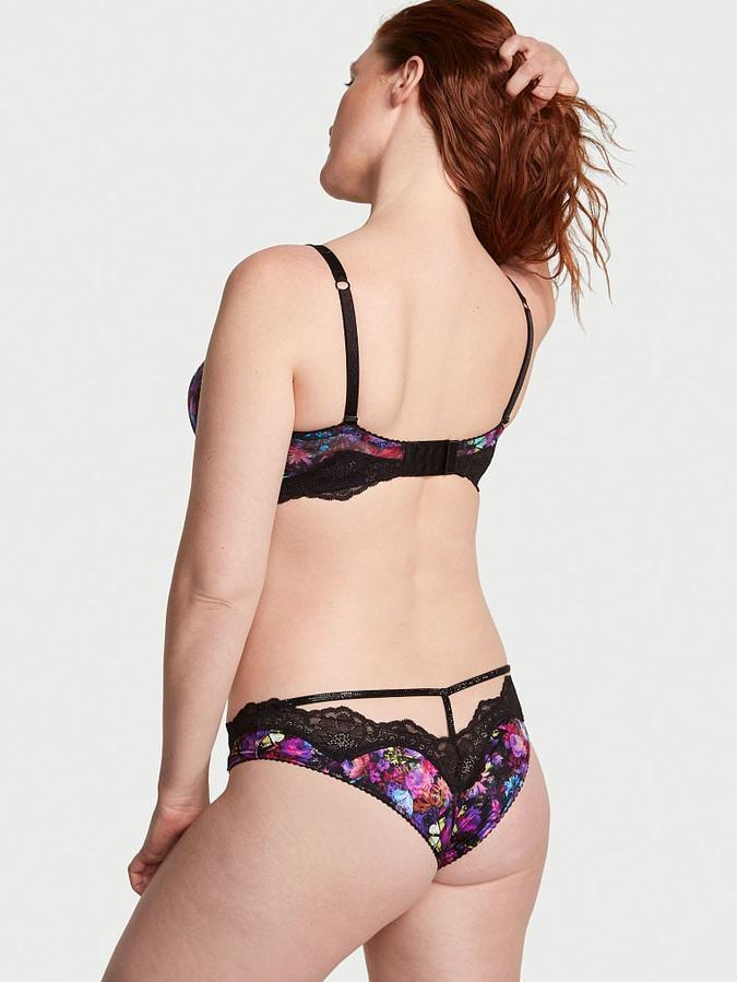 Y-Back Shine Strap Brazilian Panty image number 1
