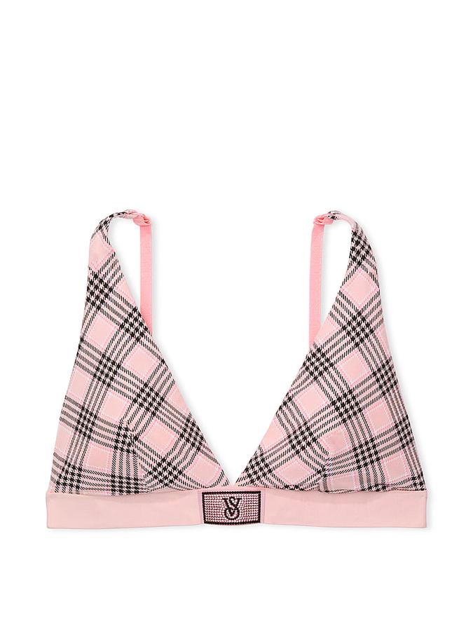 Shine Patch Wireless Plunge Bralette image number 2