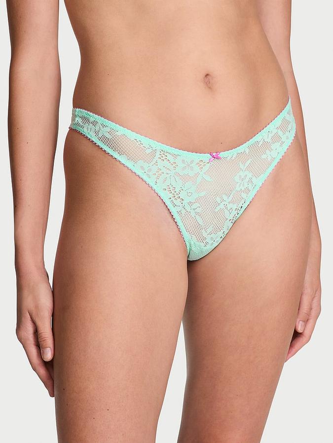 Tease High-Leg Scoop Thong Panty image number 0