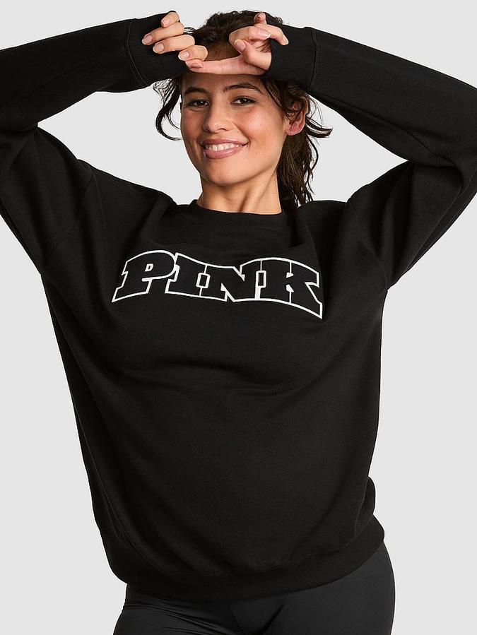 Ivy Fleece Oversized Crew Sweatshirt image number 0