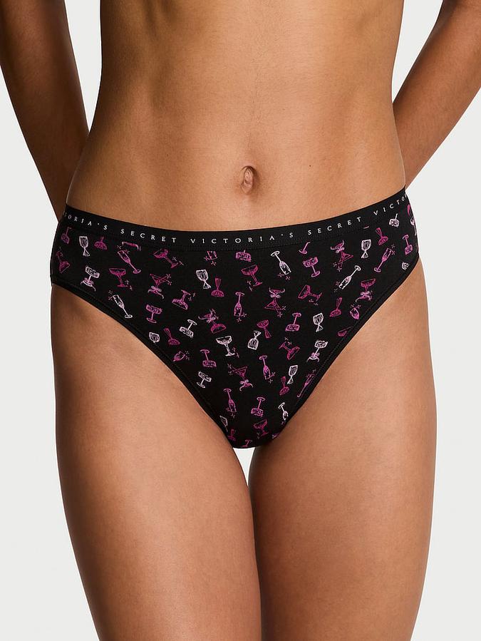 Stretch Cotton High-Leg Brief Panty image number 0