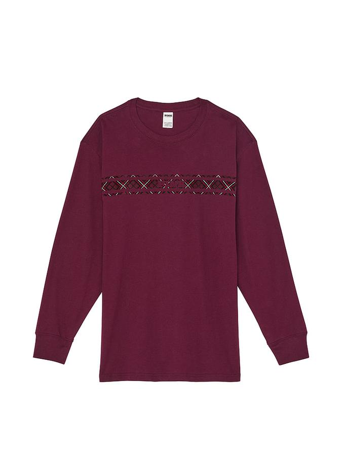 Campus Cotton Long-Sleeve Tee image number 2