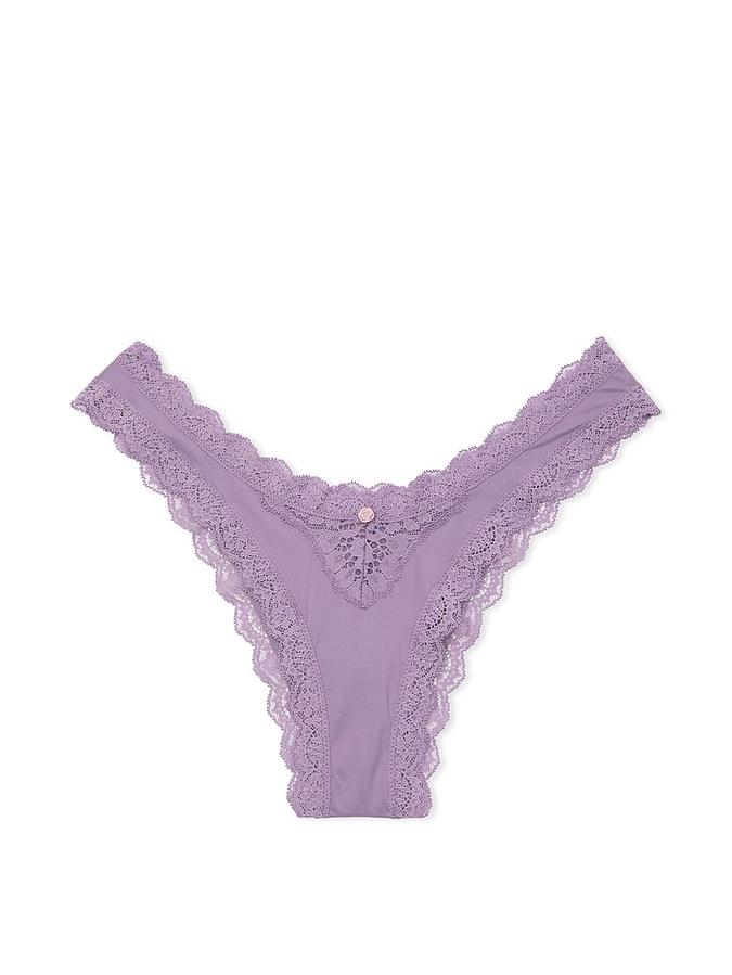 Lace-Trim Brazilian Panty image number 2