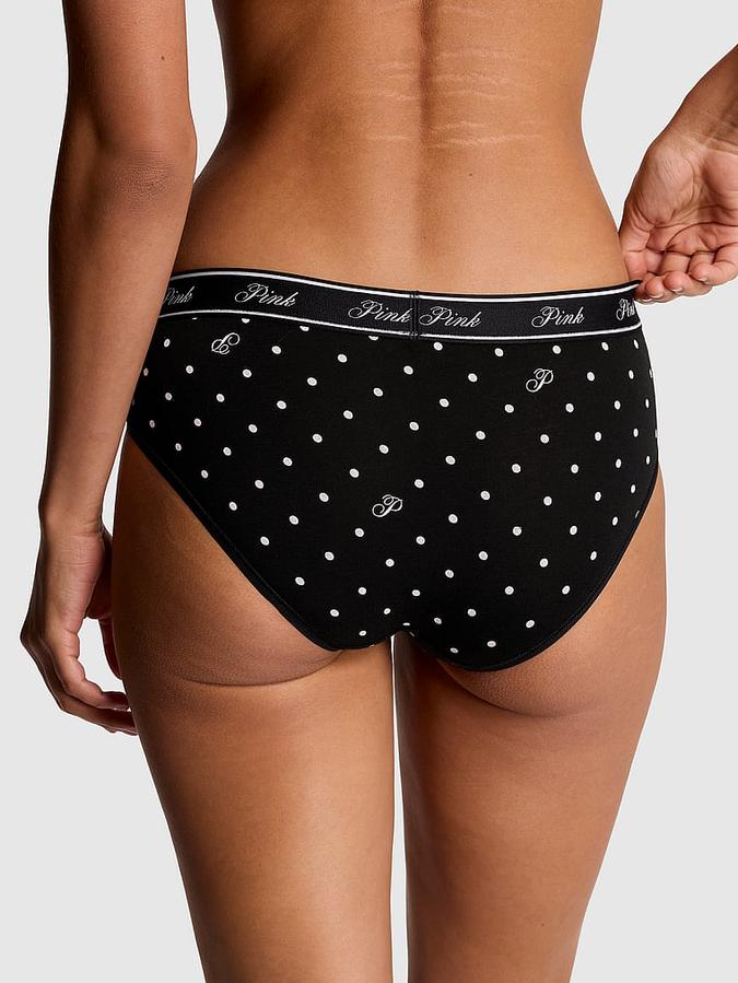Logo Cotton Hiphugger Panty