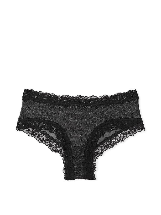 Sequin Posey Mesh Cheeky Panty image number 0