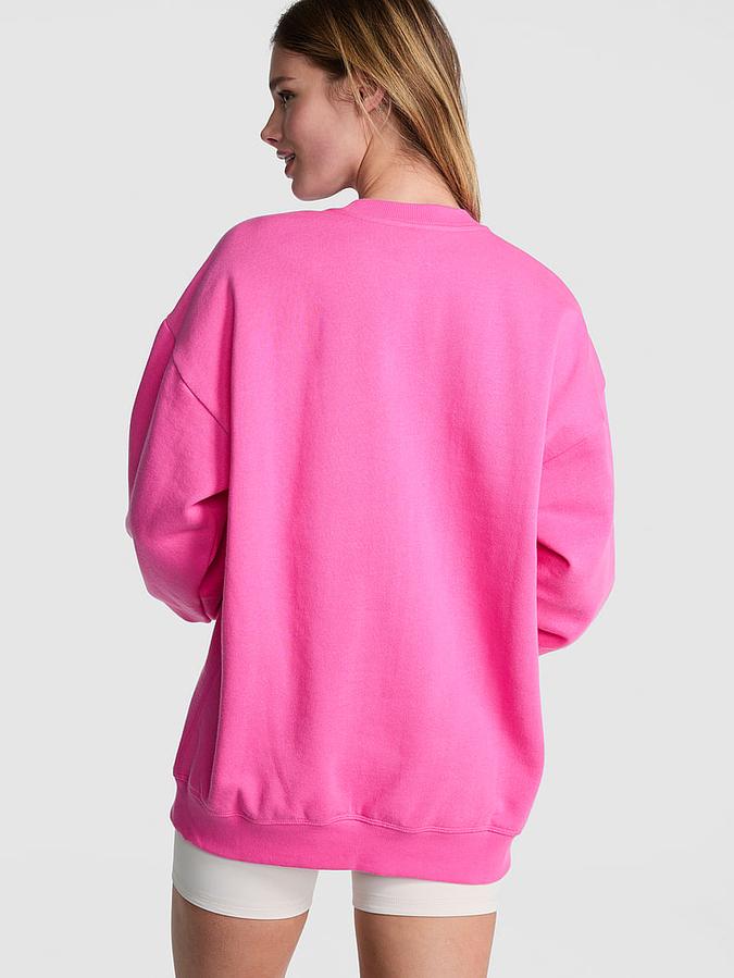 Ivy Fleece Oversized Crew Sweatshirt image number 1
