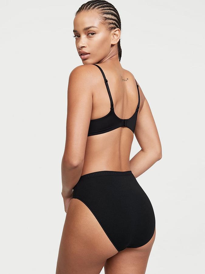 Stretch Cotton High-Leg Brief Panty image number 1