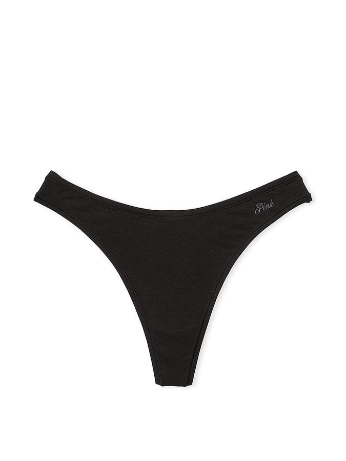 Cotton High-Leg Thong Panty image number 2