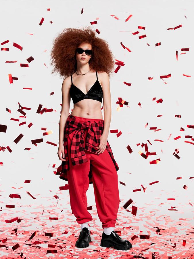 Velvet Triangle Bralette image number 4