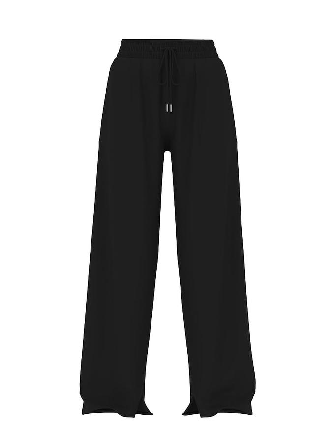 Ivy Fleece Wide-Leg Split-Hem Sweatpants image number 2