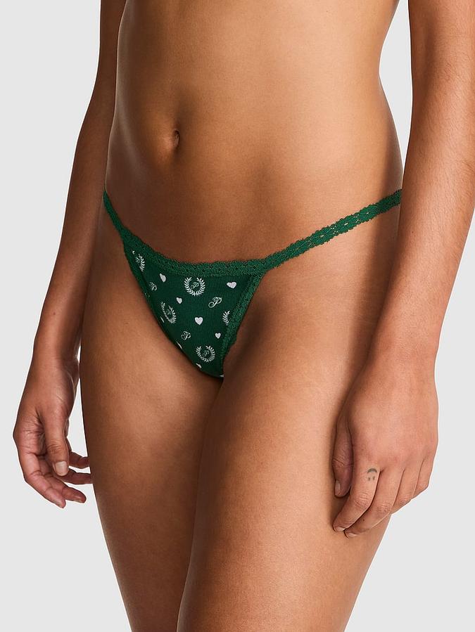 Cotton V-String Panty image number 0