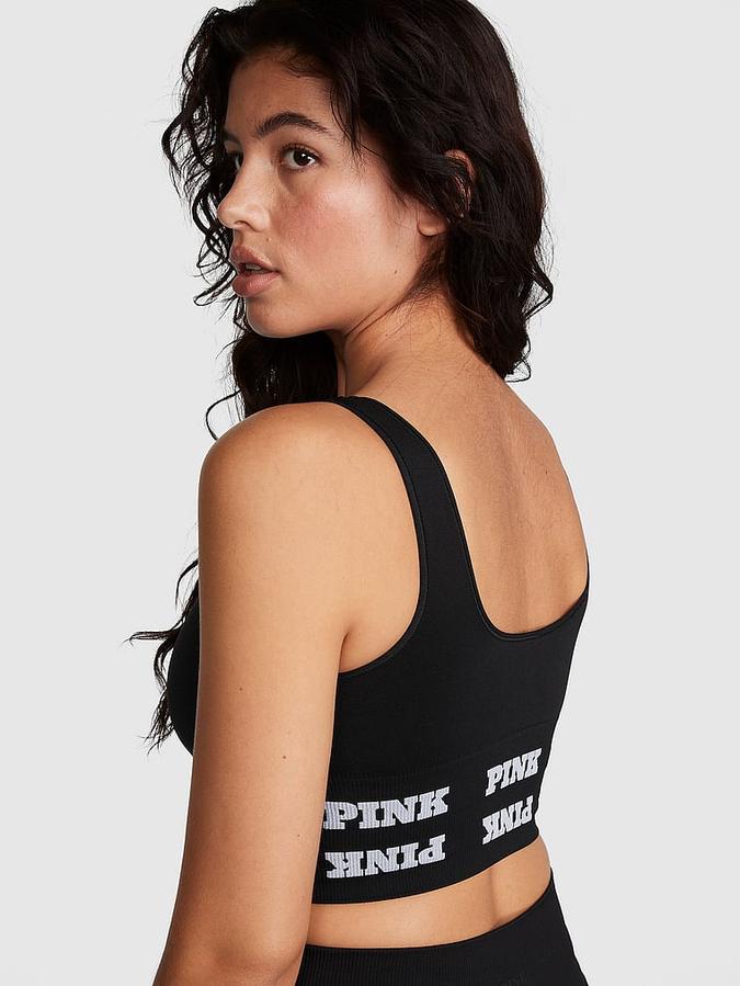 Seamless Logo Sports Bra image number 1