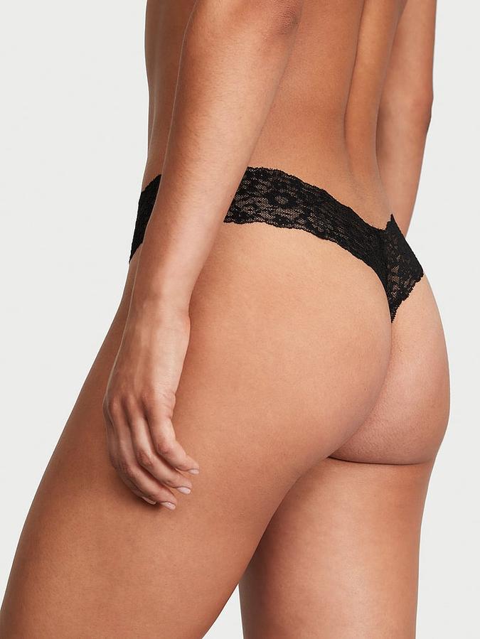 Lace Thong Panty image number 1