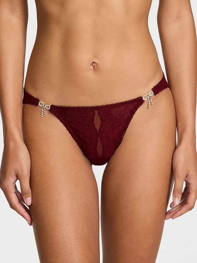 Twinkle Bows Lace Bikini Panty