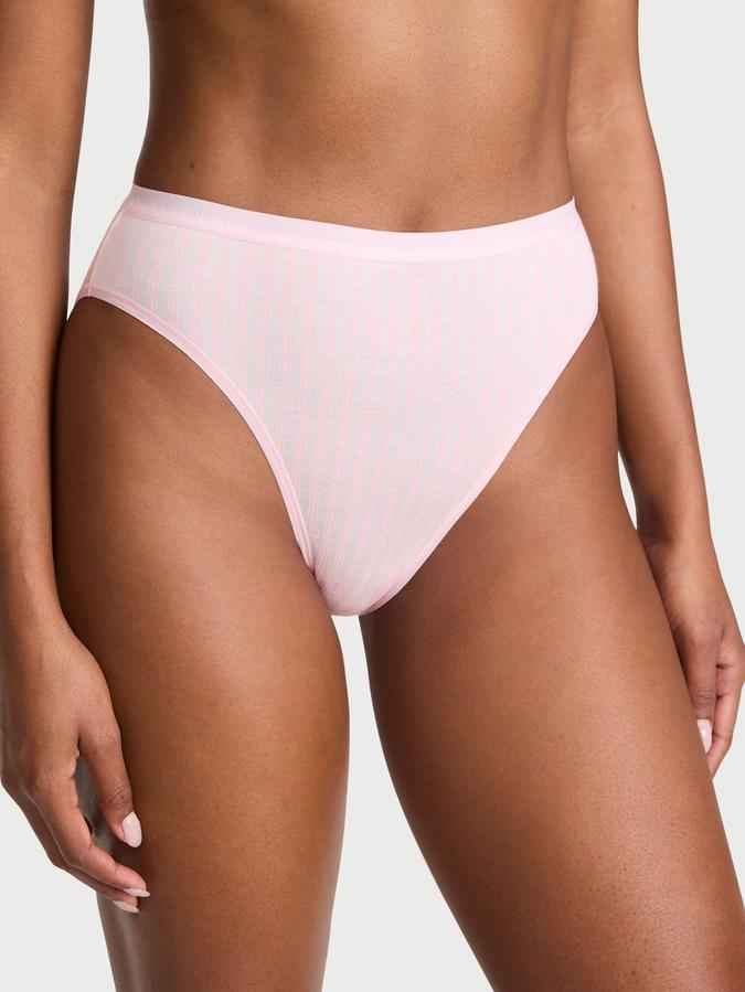 Stretch Cotton High-Leg Brief Panty image number 0