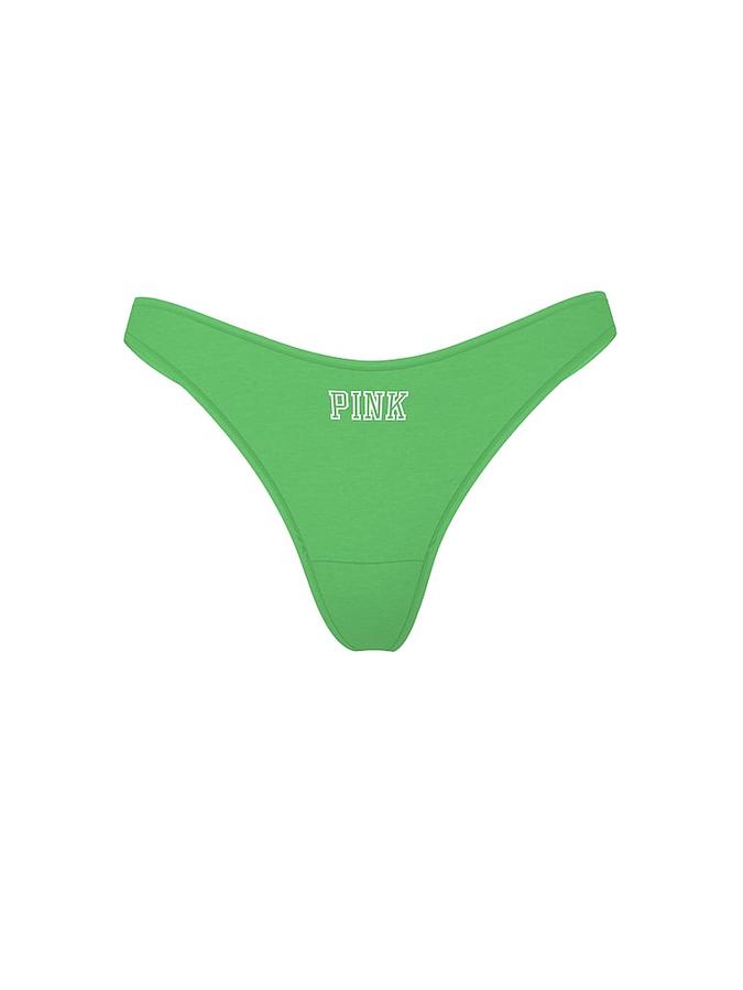 Cotton High-Leg Thong Panty image number 2
