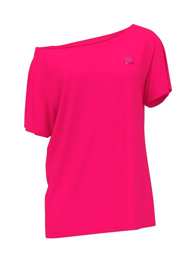 Campus Cotton Off-The-Shoulder Tee image number 2