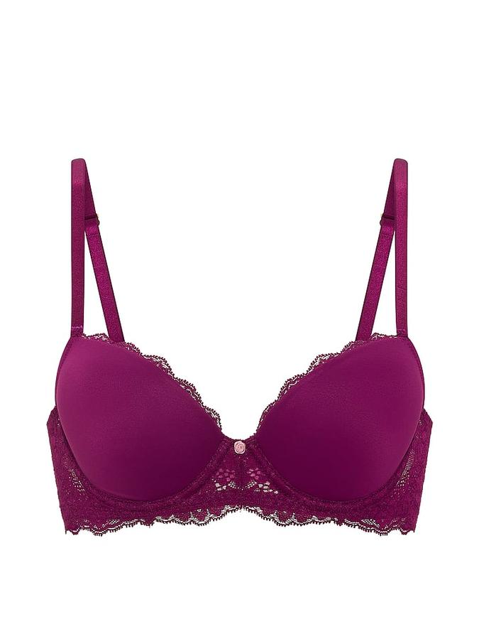 Smooth & Lace Lightly Lined Demi Bra image number 2