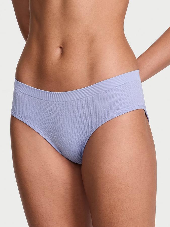 Seamless Sheer Rib Hiphugger Panty