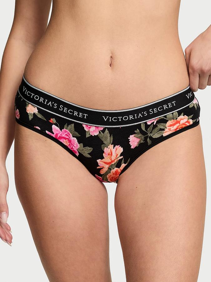 Logo Cotton Hiphugger Panty