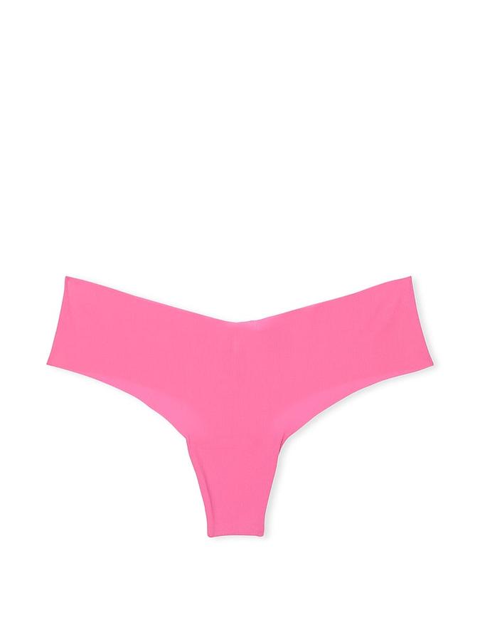 No-Show Ribbed Thong Panty image number 2