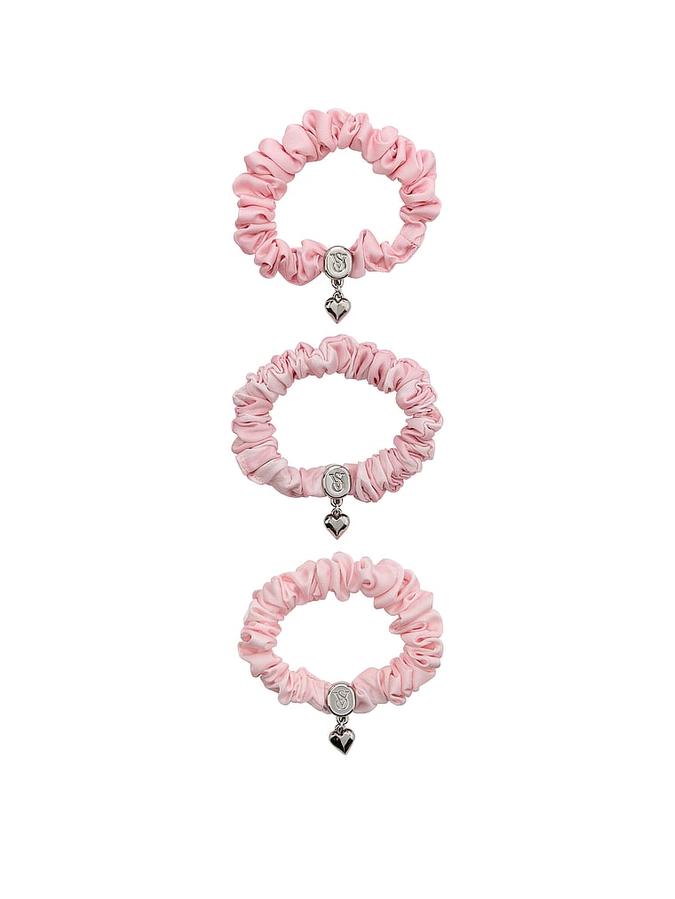 3-Pack Heritage Stripe Skinny Charm Scrunchie Set