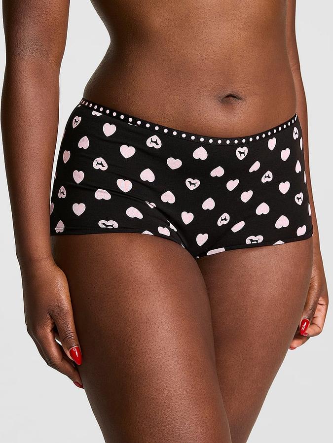 Logo Cotton Boyshort Panty