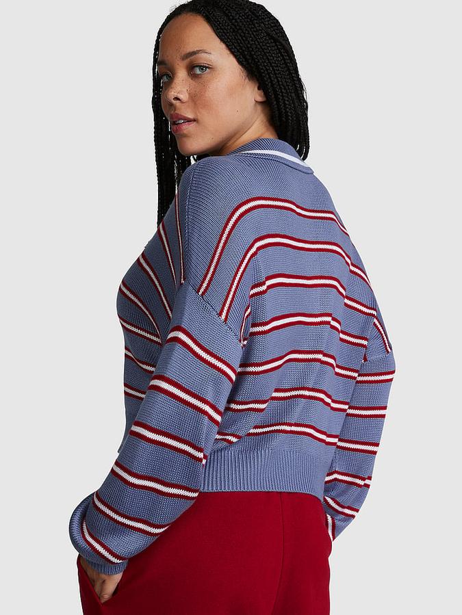 Cambridge Knit Prep Polo Sweater image number 1