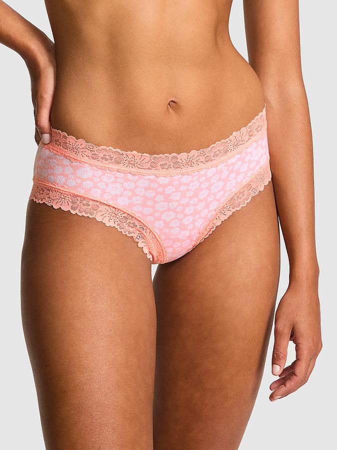 Wink Lace-Trim Cheeky Panty