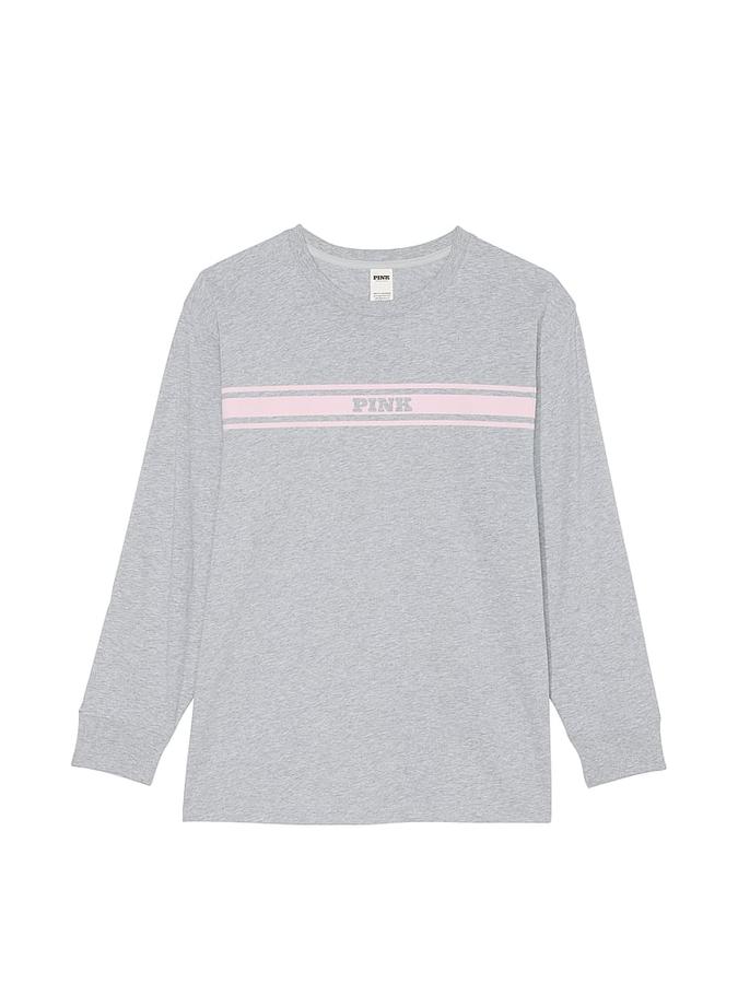 Campus Cotton Long-Sleeve Tee image number 0