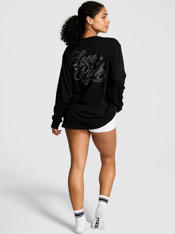 Campus Cotton Long-Sleeve Tee