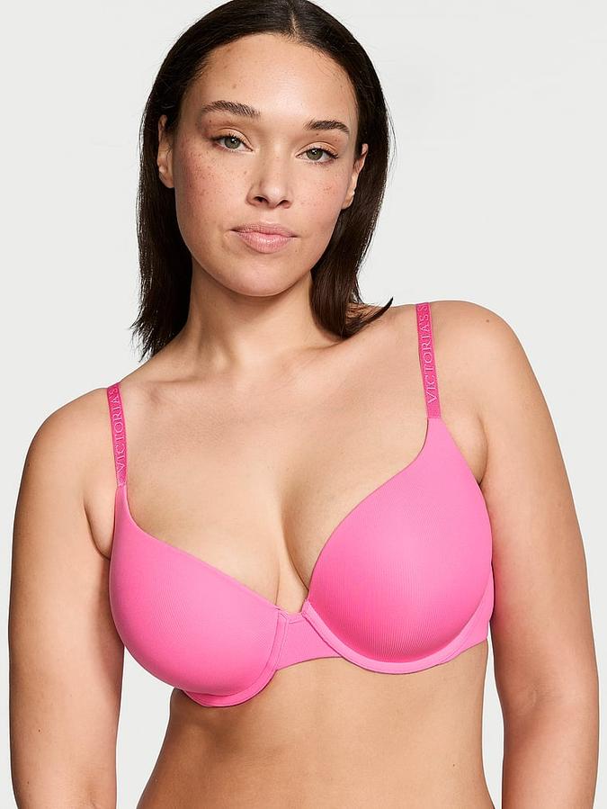 Push-Up Perfect Shape Micro-Rib Bra image number 0