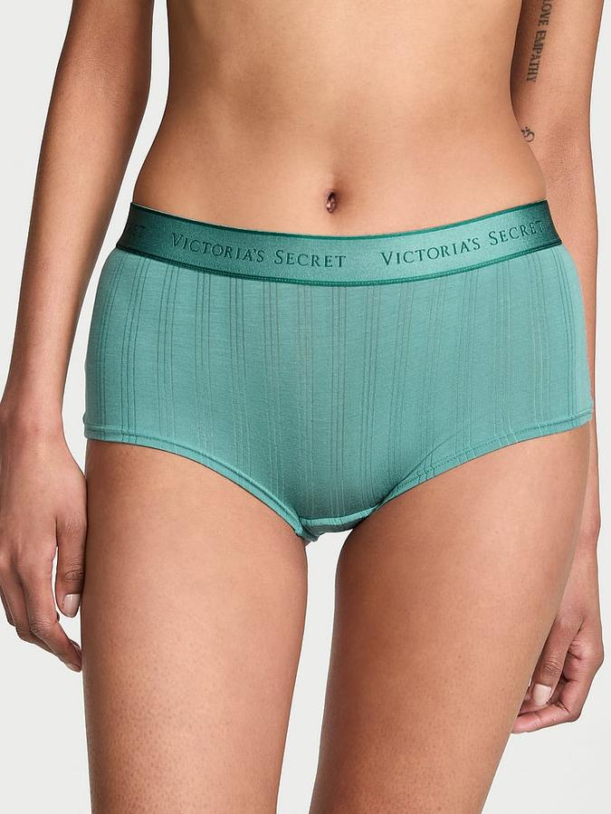 SoSoft&trade; Modal Ultra-Fine Logo Boyshort Panty