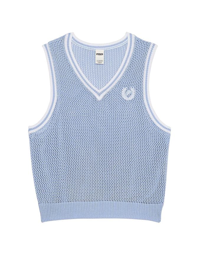 Cambridge Knit Cropped Vest image number 2