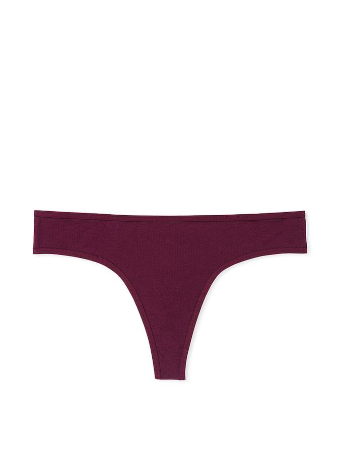 Mini Logo Cotton Thong Panty image number 1