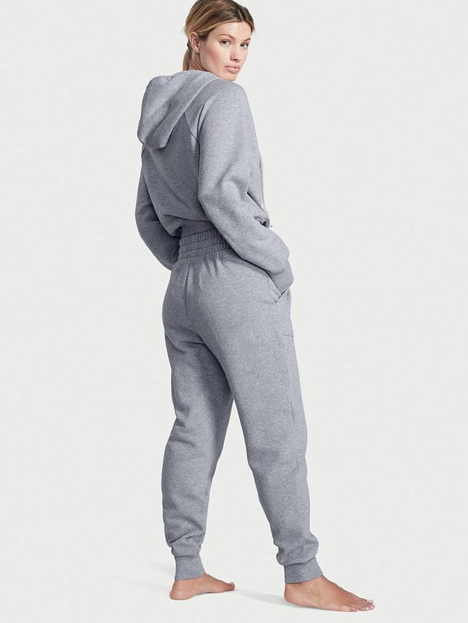 Cotton Fleece High Rise Jogger image number 1