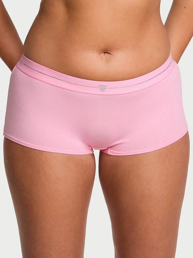 Shine Logo Cotton Boyshort Panty