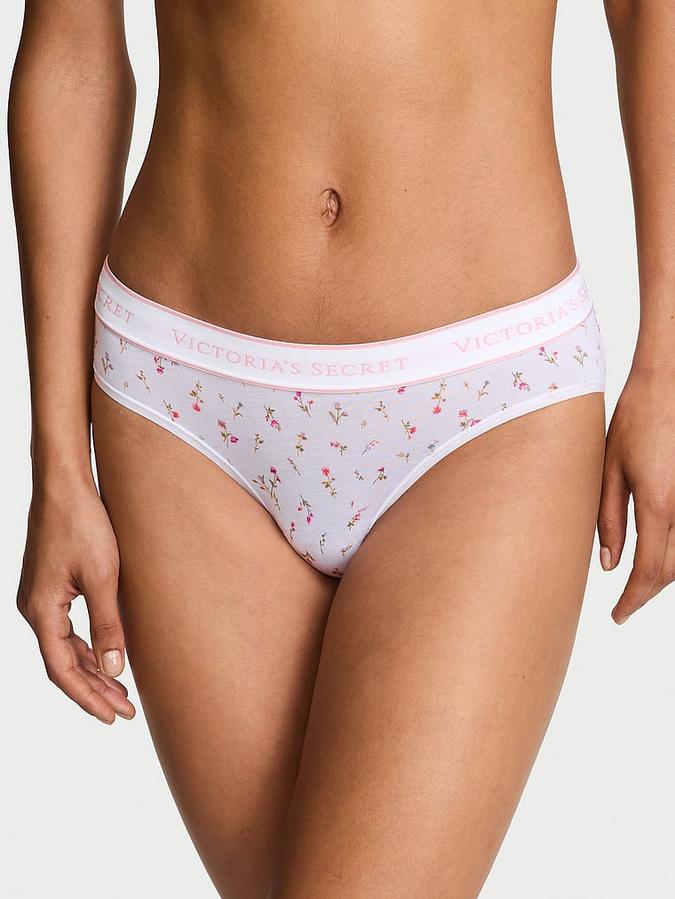Logo Cotton Hiphugger Panty