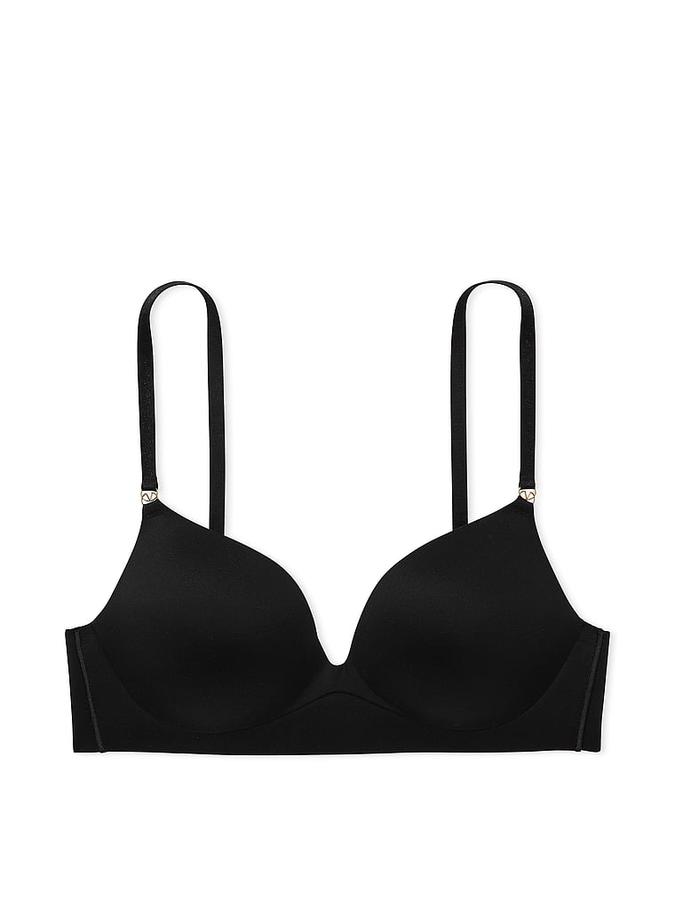 Smooth Wireless Push-Up Plunge Bra image number 2