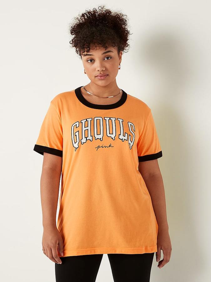 Cotton Short Sleeve Campus Ringer T-Shirt image number 0