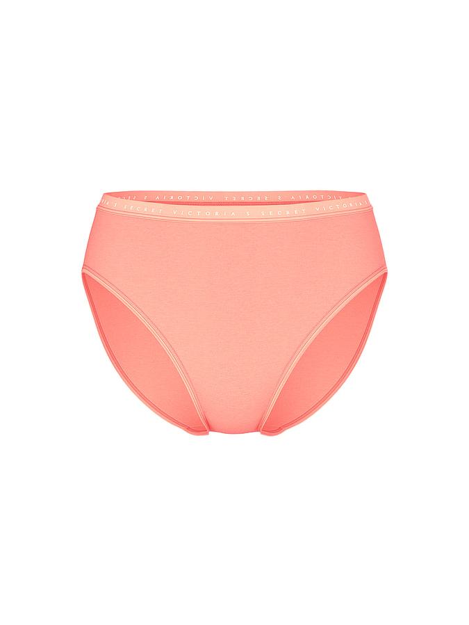 Stretch Cotton High-Leg Brief Panty image number 2