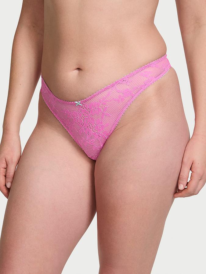 Tease High-Leg Scoop Thong Panty image number 0