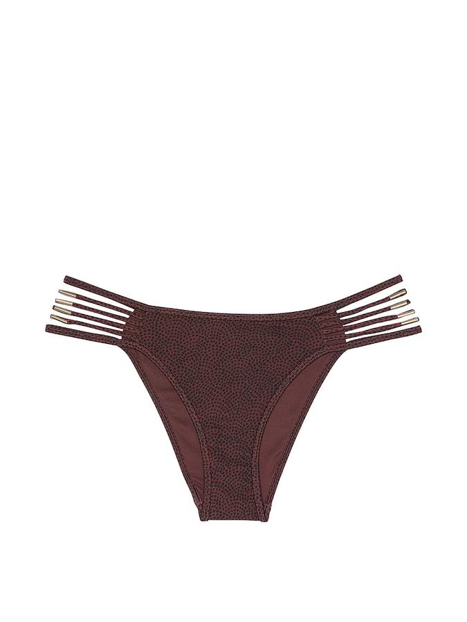 VS Archives Strappy Hardware Brazilian Bikini Bottom image number 1