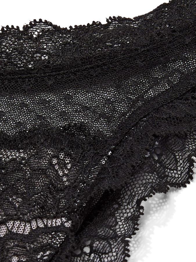 Lace & Mesh V-String Panty image number 3