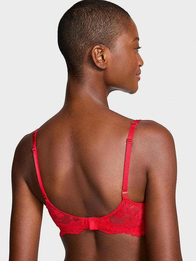 Wicked Twinkle Strap Unlined Lace Balconette Bra image number 1