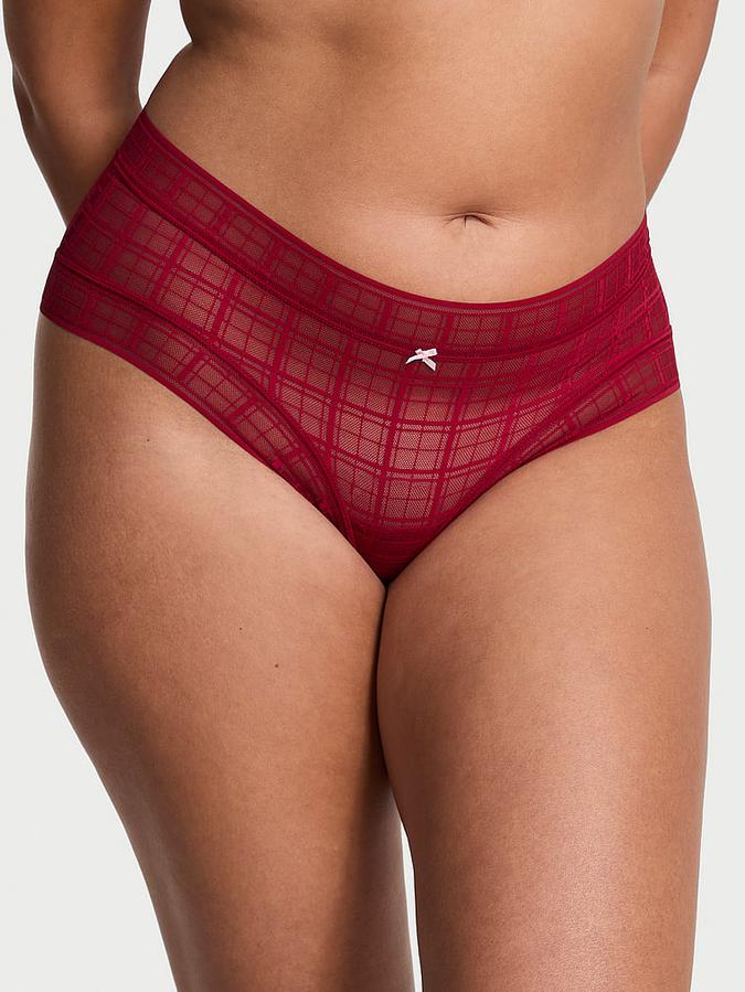 Plaid Lace Cheeky Panty