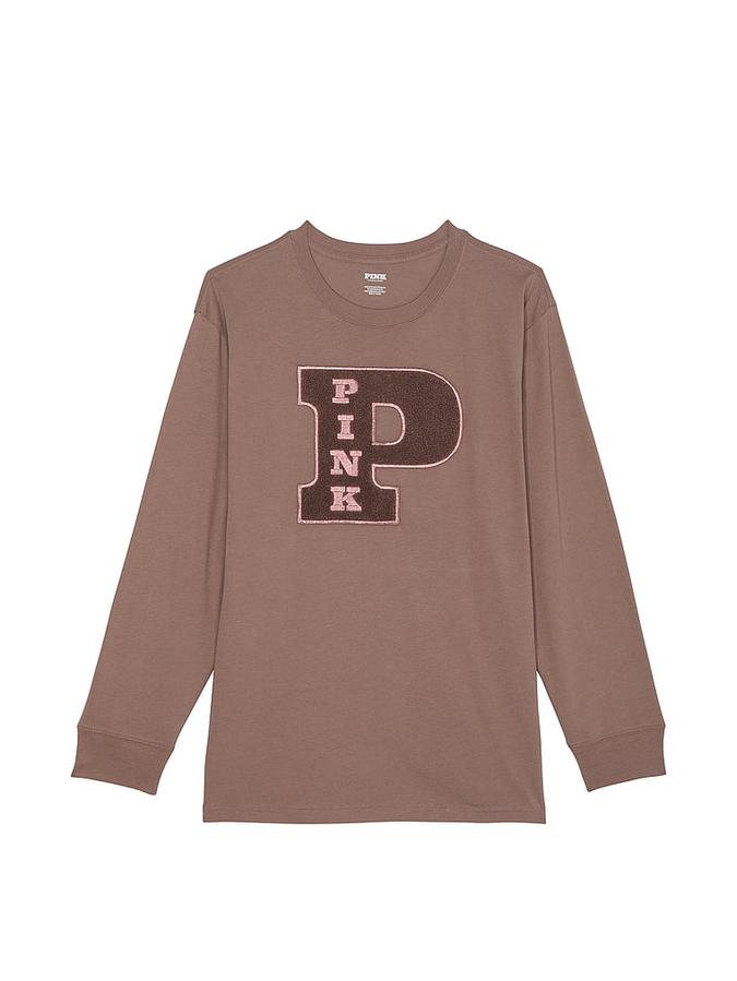 Campus Cotton Long-Sleeve Tee image number 0